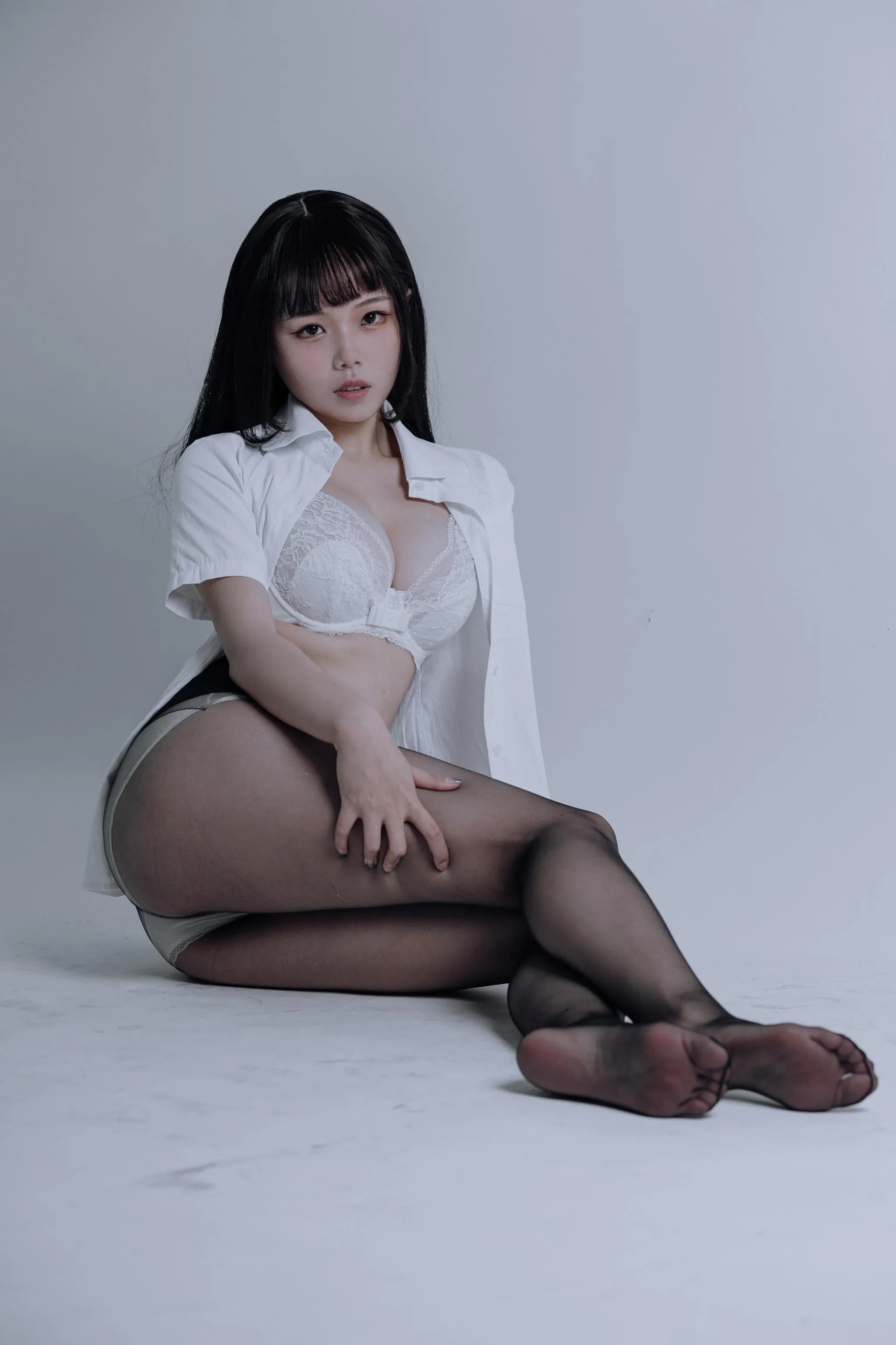 七月喵子 – NO.07 jk黑丝 [31P]插图6